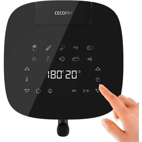 Fritadeira sem Óleo AirFryer Cecotec 5L - Preto com Garantia