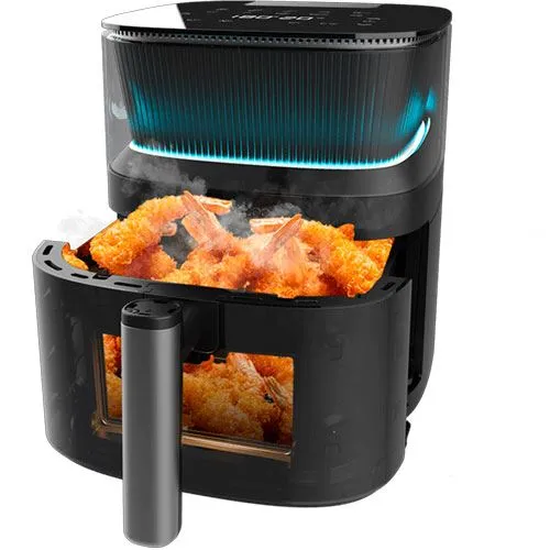 Fritadeira sem Óleo AirFryer Cecotec 5L - Preto com Garantia