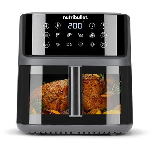 Fritadeira sem Óleo AirFryer Nutribullet NBA0811DG Crisplite Vision 8L - Preto