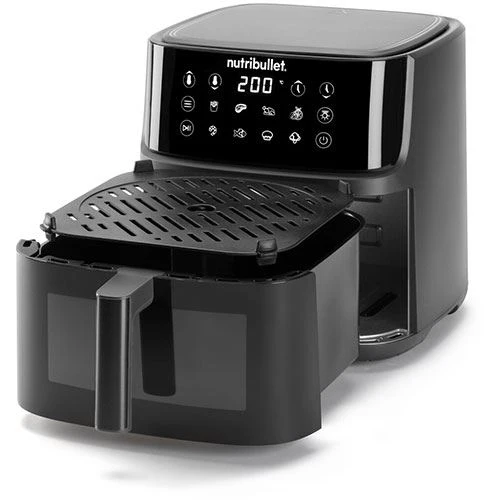 Fritadeira sem Óleo AirFryer Nutribullet NBA0811DG Crisplite Vision 8L - Preto