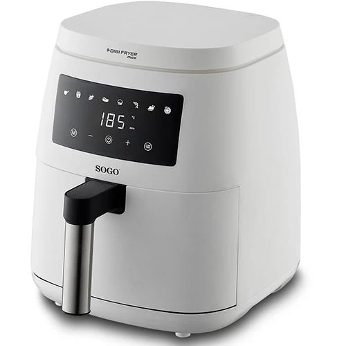 Fritadeira sem Óleo AirFryer Sogo SS-10810 4.5L - Branco Compatível com Copos de Medição