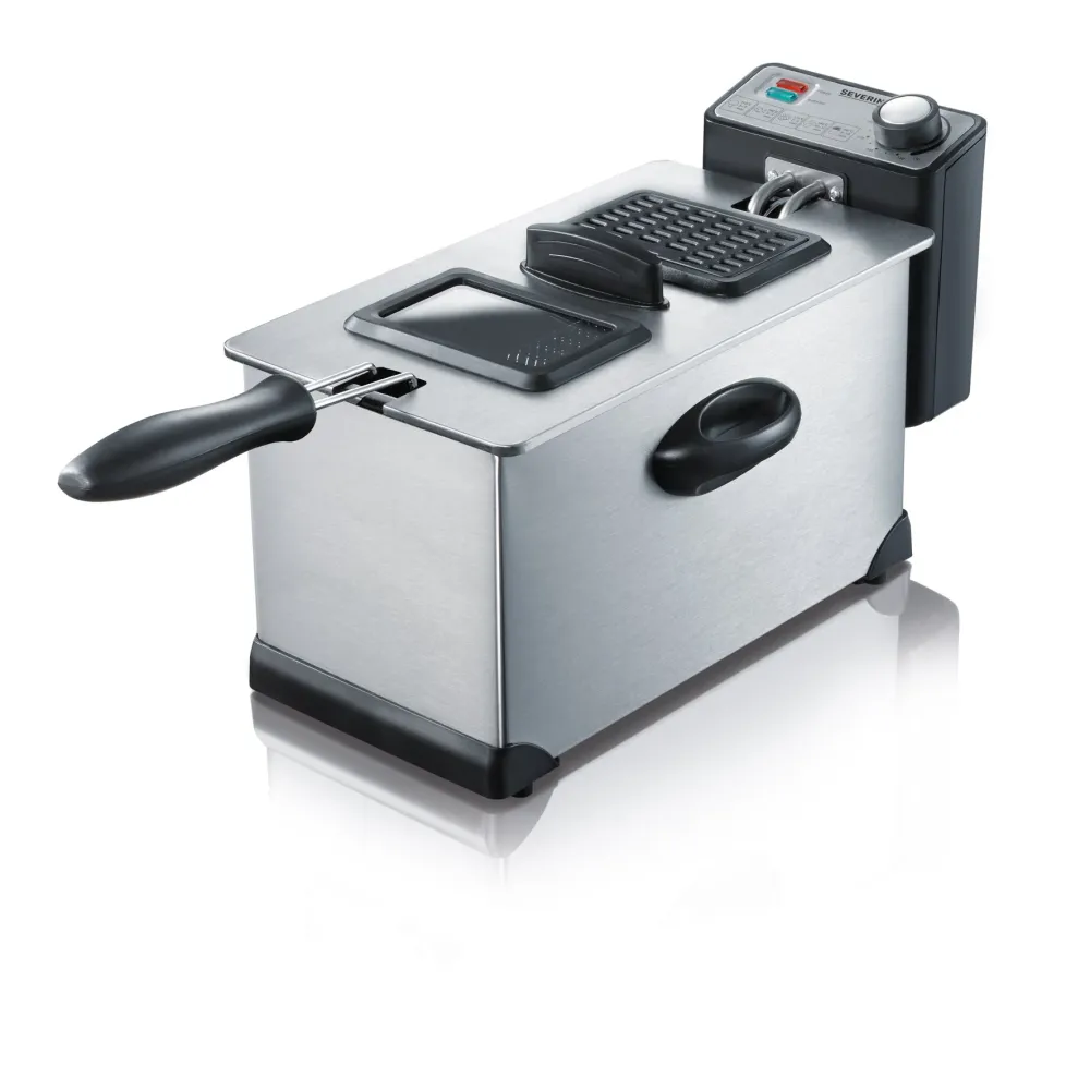Fritadeira Severin FR 2431 | 3L, 2000W, 190°C com 5 Acessórios Inclusos