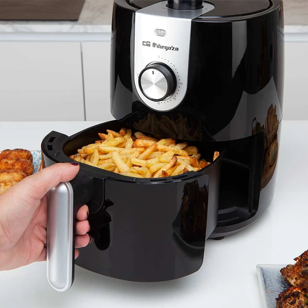Grill de Contato Fritadeira Sem Óleo Orbegozo FDR 27 | 2.5L, 1200W, 30 min