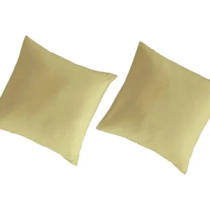 Fronhas 80x80(2) 100% algodão percal orgânico Liso lima