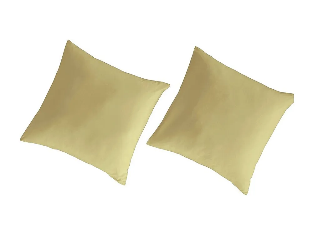 Fronhas 80x80(2) 100% algodão percal orgânico Liso lima