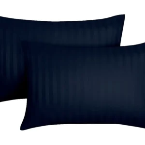 Conjunto de 2 fronhas em cetim 92 fios/cm² 50 x 70 cm azul - ABILY de PALACIO
