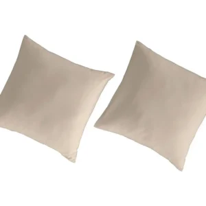 Fronhas 65x65(2) 100% algodão percal ecológico Liso areia