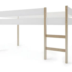 Tecido Percal de Alta Qualidade Cama loft GROTT LB005 90x200 cm Branco