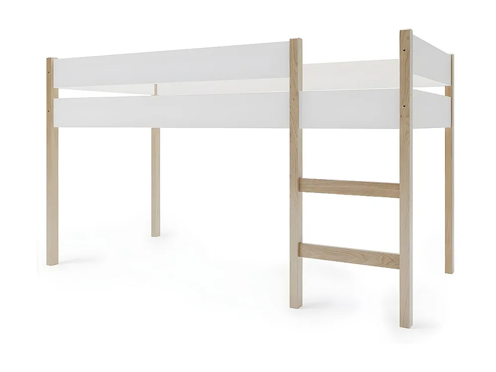 Tecido Percal de Alta Qualidade Cama loft GROTT LB005 90x200 cm Branco