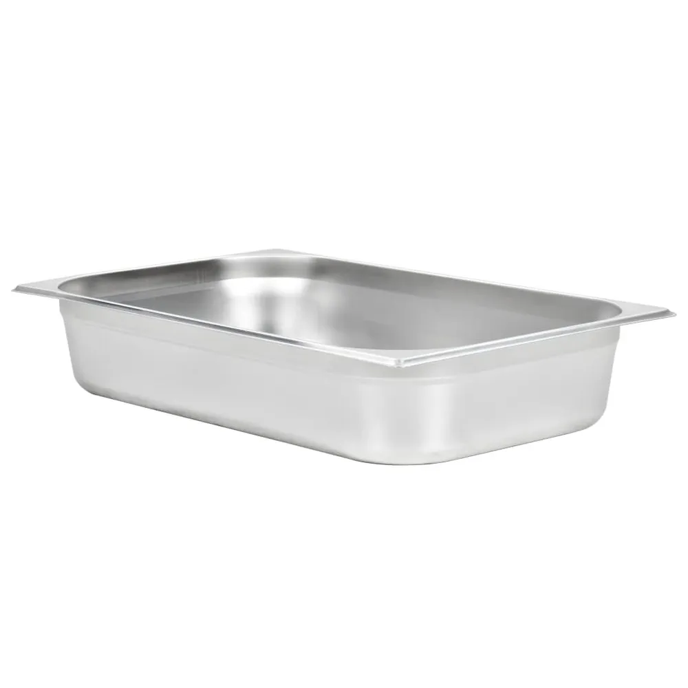 Recipientes gastronorm 4 pcs GN 1/1 100 mm ço inoxidável