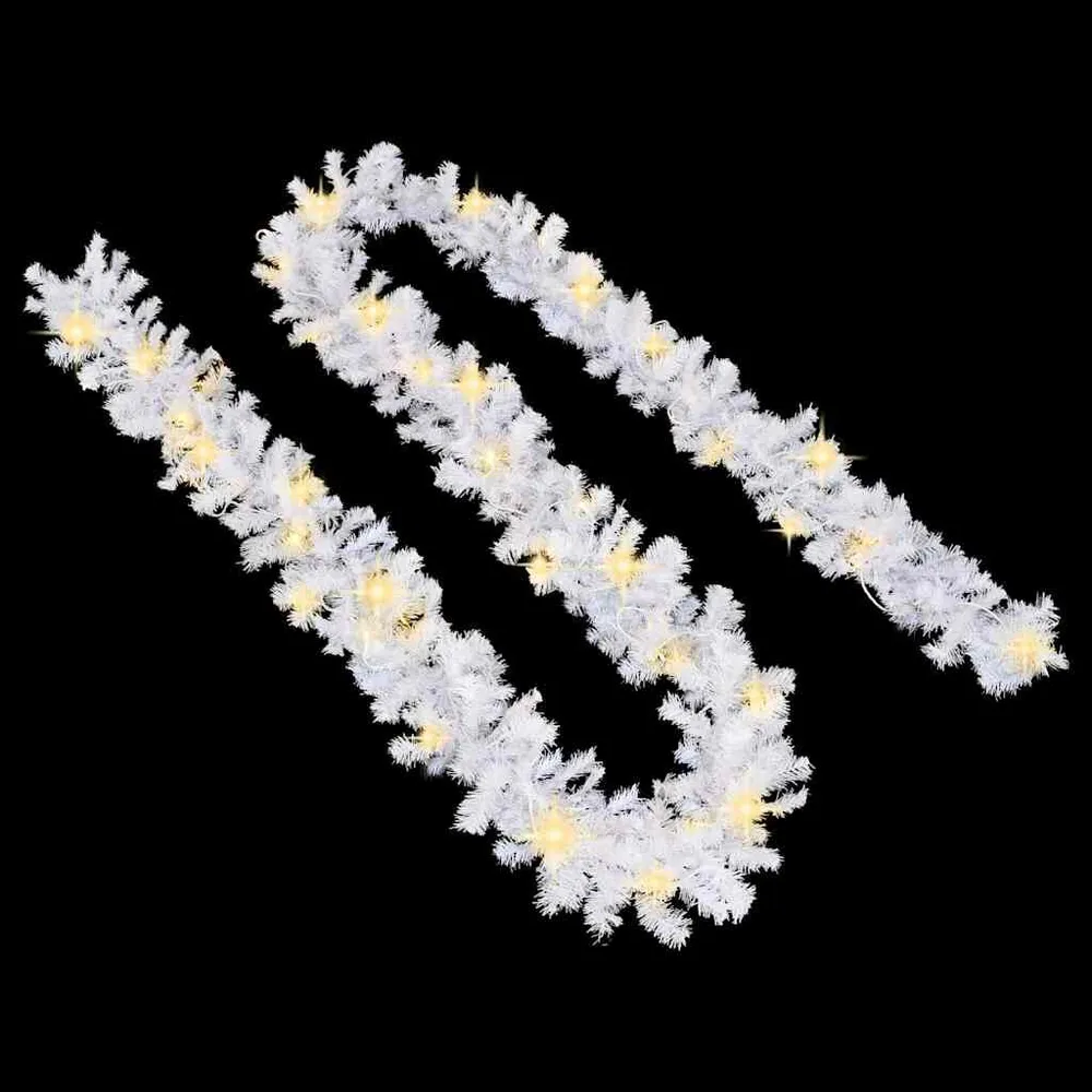 Caixa Decorativa de Grinalda de Natal com luzes LED 20 m branco