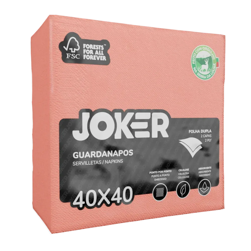 Capas para Bancada GUARDANAPO SALMÃO 40x40 PPP | JOKER