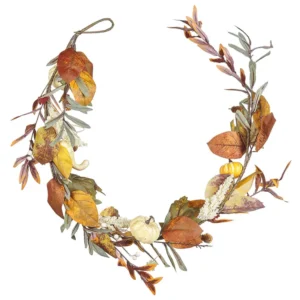 Premium Artesanal Guirlanda de Natal laranja 150 cm MARBELLA