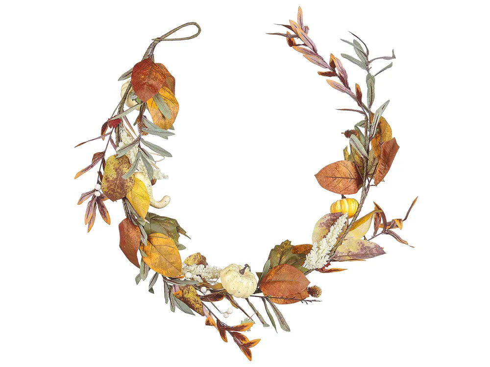 Premium Artesanal Guirlanda de Natal laranja 150 cm MARBELLA