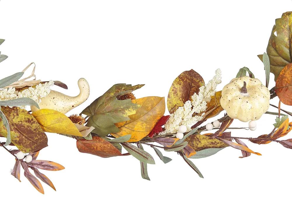 Premium Artesanal Guirlanda de Natal laranja 150 cm MARBELLA