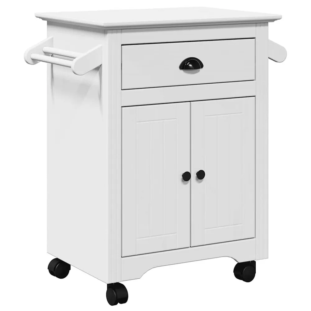 Carrinho de cozinha BODO branco 72x45x80 cm
