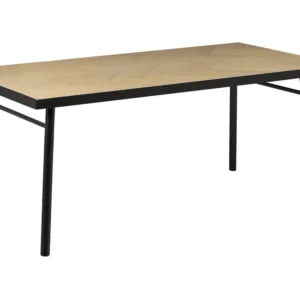 Dining Table 180 x 90 cm Light Wood Ébano IVORIE