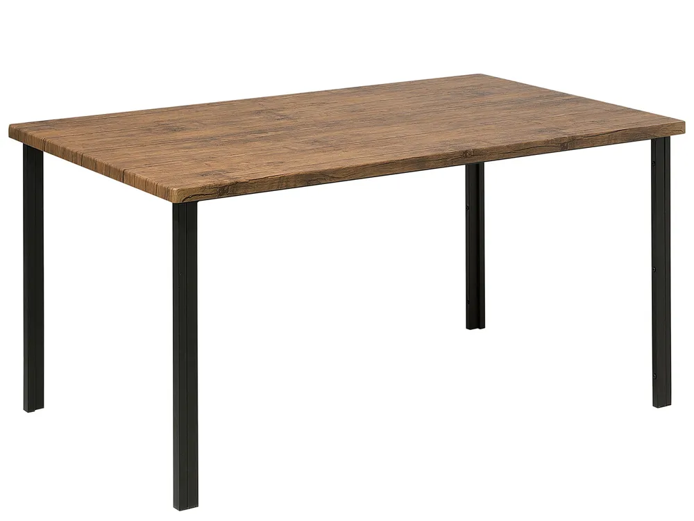 Dining Table 150 x 90 cm Dark Wood LAREDO