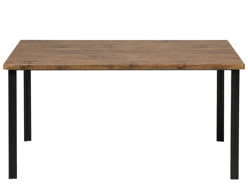 Dining Table 150 x 90 cm Dark Wood LAREDO