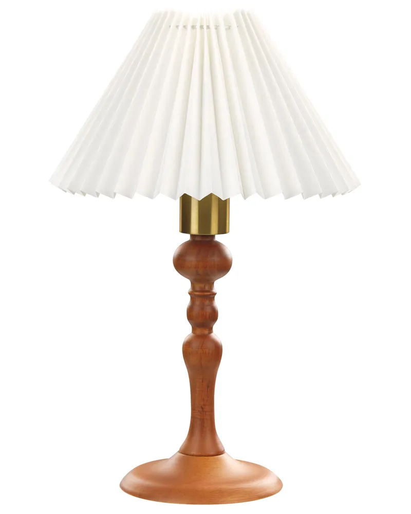 Wooden Table Lamp Dark COOKS