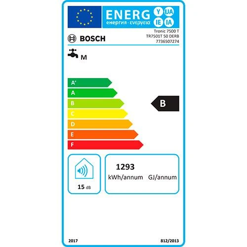 Termoacumulador Bosch TR7501T 50 DERB | 47L