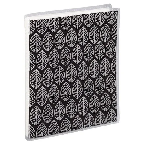 Artesanal Personalizável Álbum de Fotografias Hama 00002224 La Fleur 24 Folhas 10x15cm - Preto
