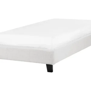 Fabric EU Simples Bed Light Grey ROANNE com 2 Fronhas