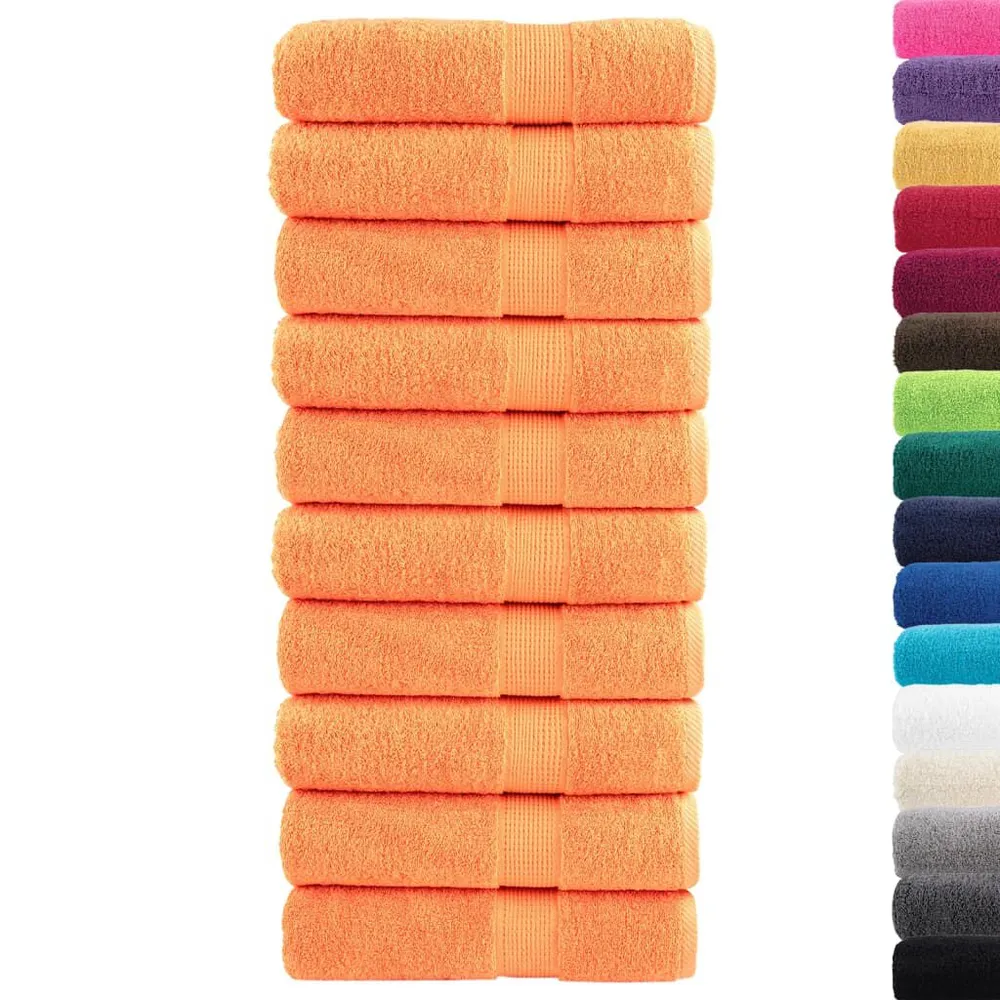 Premium de Algodão Egípcio Toalhas de banho prime SOLUND 10pcs 100x150 cm 600 gsm verde