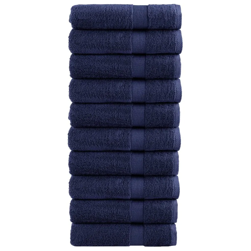 Toalha de Banho Toalhas de banho valorizado SOLUND 10 pcs 100x150 cm 600 gsm algodão