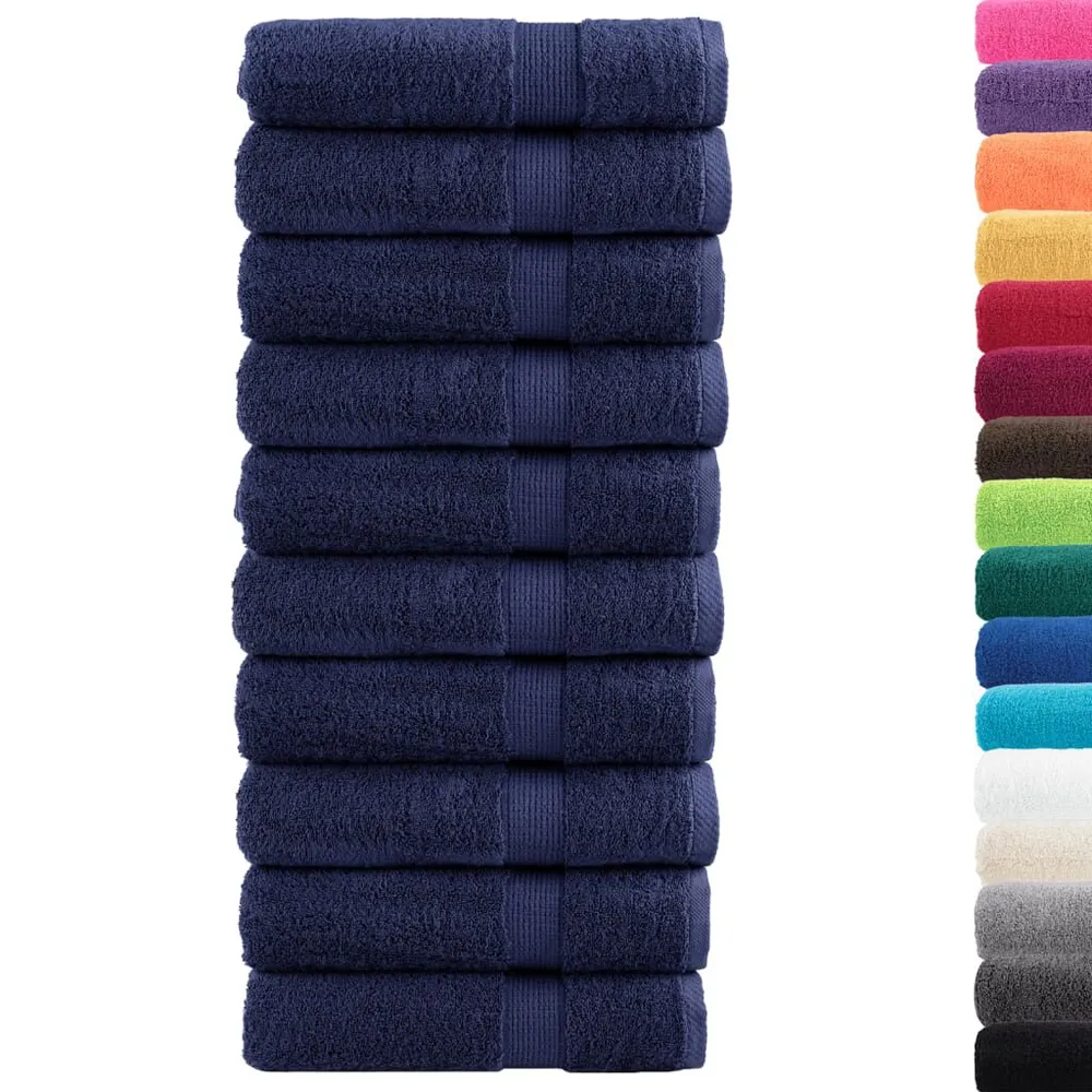 Toalha de Banho Toalhas de banho valorizado SOLUND 10 pcs 100x150 cm 600 gsm algodão