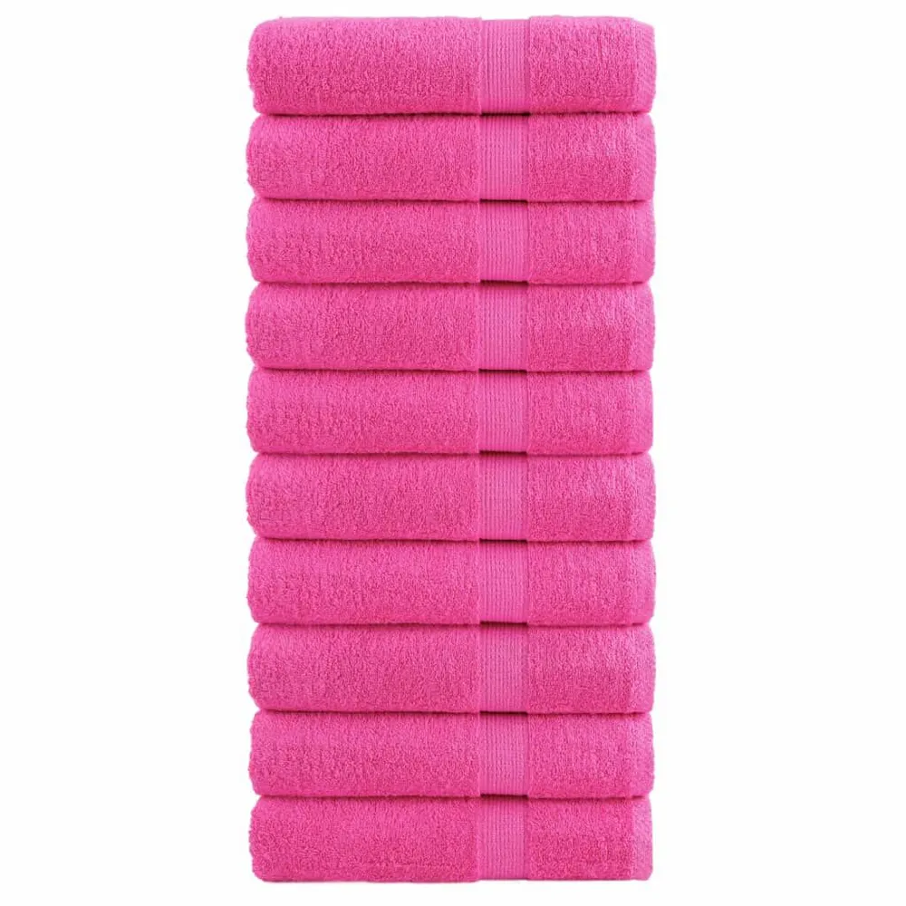 Toalhas de banho prime SOLUND 10 pcs 70x140cm 600 gsm rosa