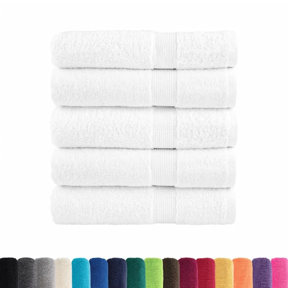 Toalhas de banho privilegiado SOLUND 25pcs 100x150cm 600 gsm branco para Família