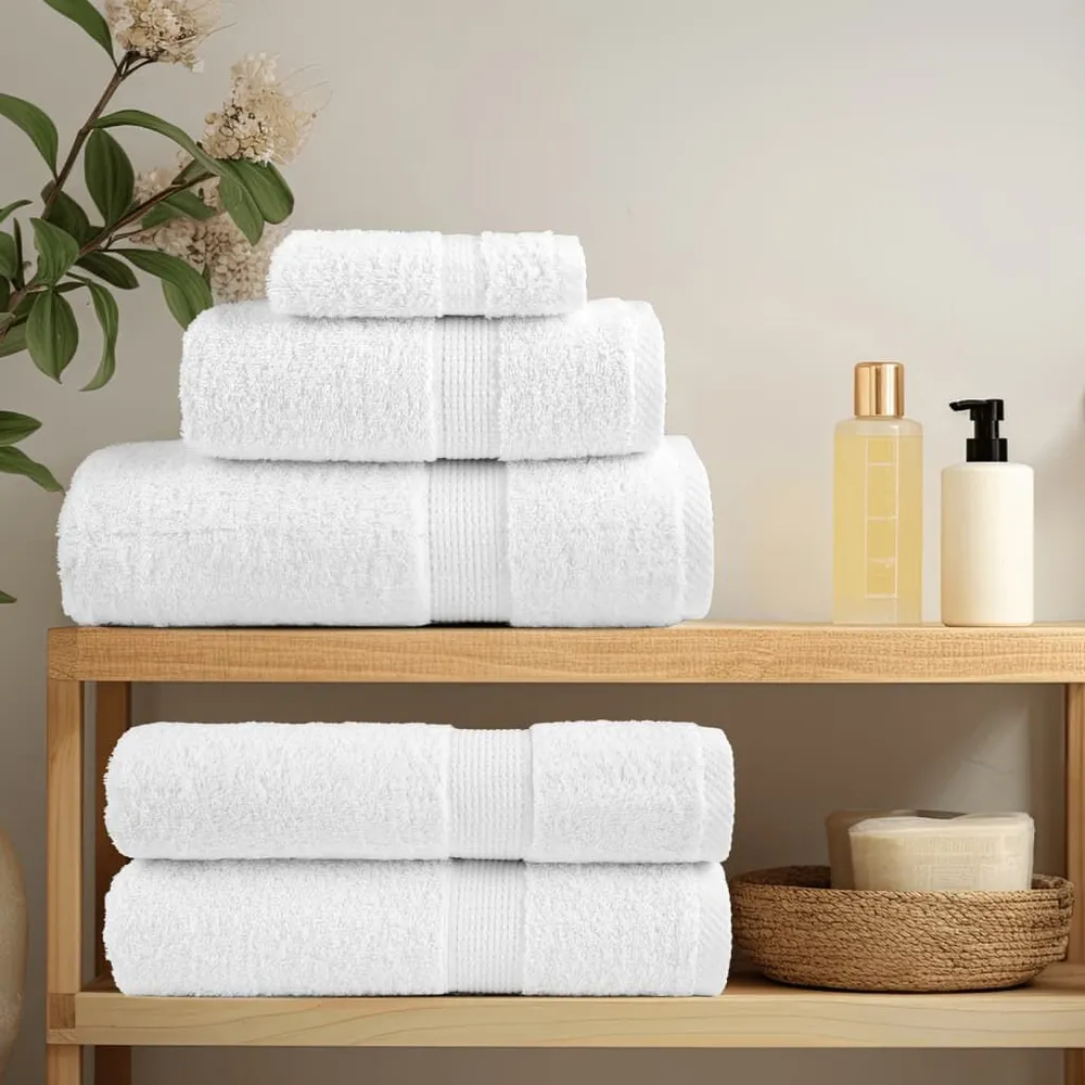 Toalhas de banho privilegiado SOLUND 25pcs 100x150cm 600 gsm branco para Família