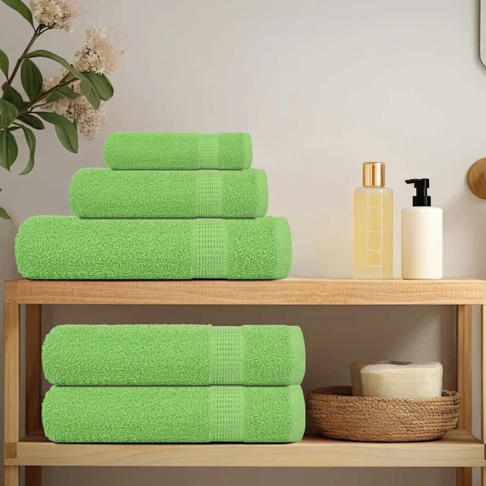 Toalhas de bidé 10pcs 30x50cm 360 gsm 100% algodão verde maç - Toalha de Banho de Alta Qualidade