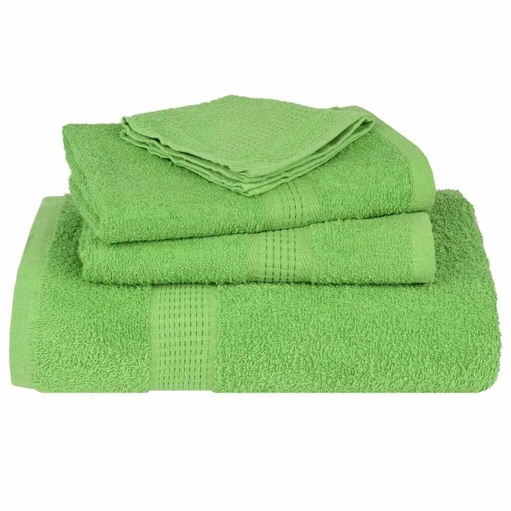 Toalhas de bidé 10pcs 30x50cm 360 gsm 100% algodão verde maç - Toalha de Banho de Alta Qualidade
