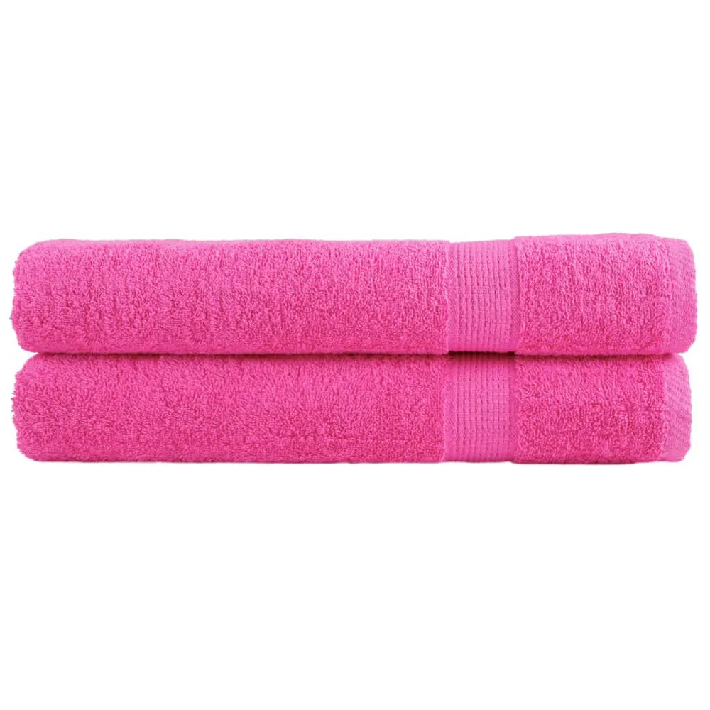 Toalhas de sauna privilegiado SOLUND 2pcs 80x200 cm 600 gsm rosa Lavável 60°C
