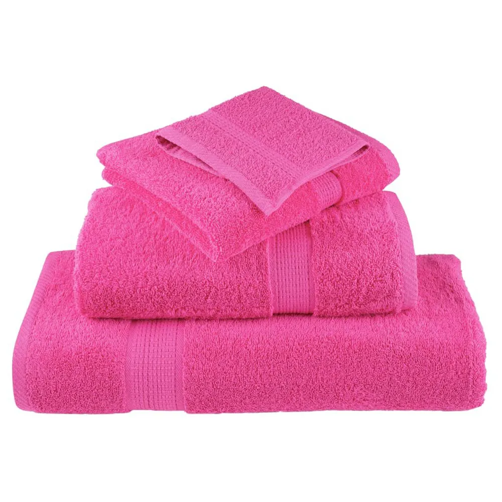 Toalhas de sauna top SOLUND 10 pcs 80x200 cm 600 gsm rosa para Spa e Piscina
