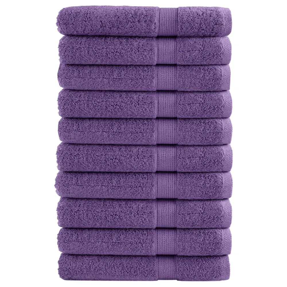 Toalhas de sauna top SOLUND 10 pcs 80x200 cm 600 gsm roxo para Academia