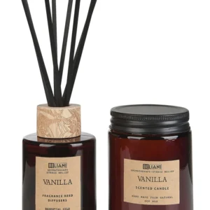 Scented Candle Fragrance Reed Diffuser DARK ELEGANCE Soy Wax Floral Notes