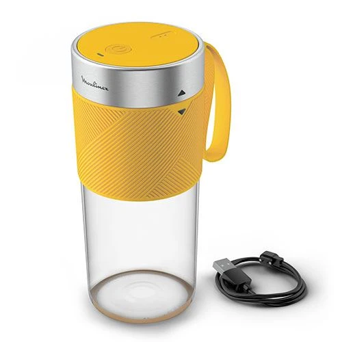 Forno Elétrico de Bancada Liquidificadora Portátil Moulinex LM1C0210 | 300ml - Amarelo