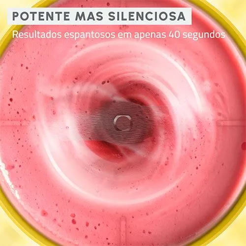 Forno Elétrico de Bancada Liquidificadora Portátil Moulinex LM1C0210 | 300ml - Amarelo