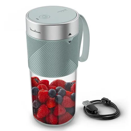 Liquidificadora Portátil Moulinex LM1C0410 | 300 ml - Azul