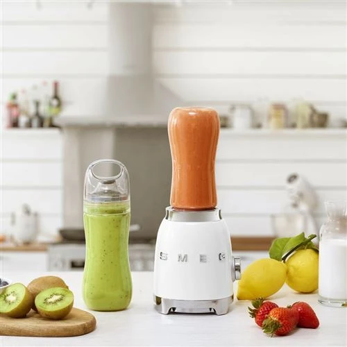 Portátil Liquidificador Smeg PBF01WHEU Anni 50 - Branco com Garantia de 2 Anos