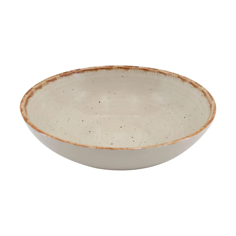 Prato Sopa Grés Redondo 18cm Moura