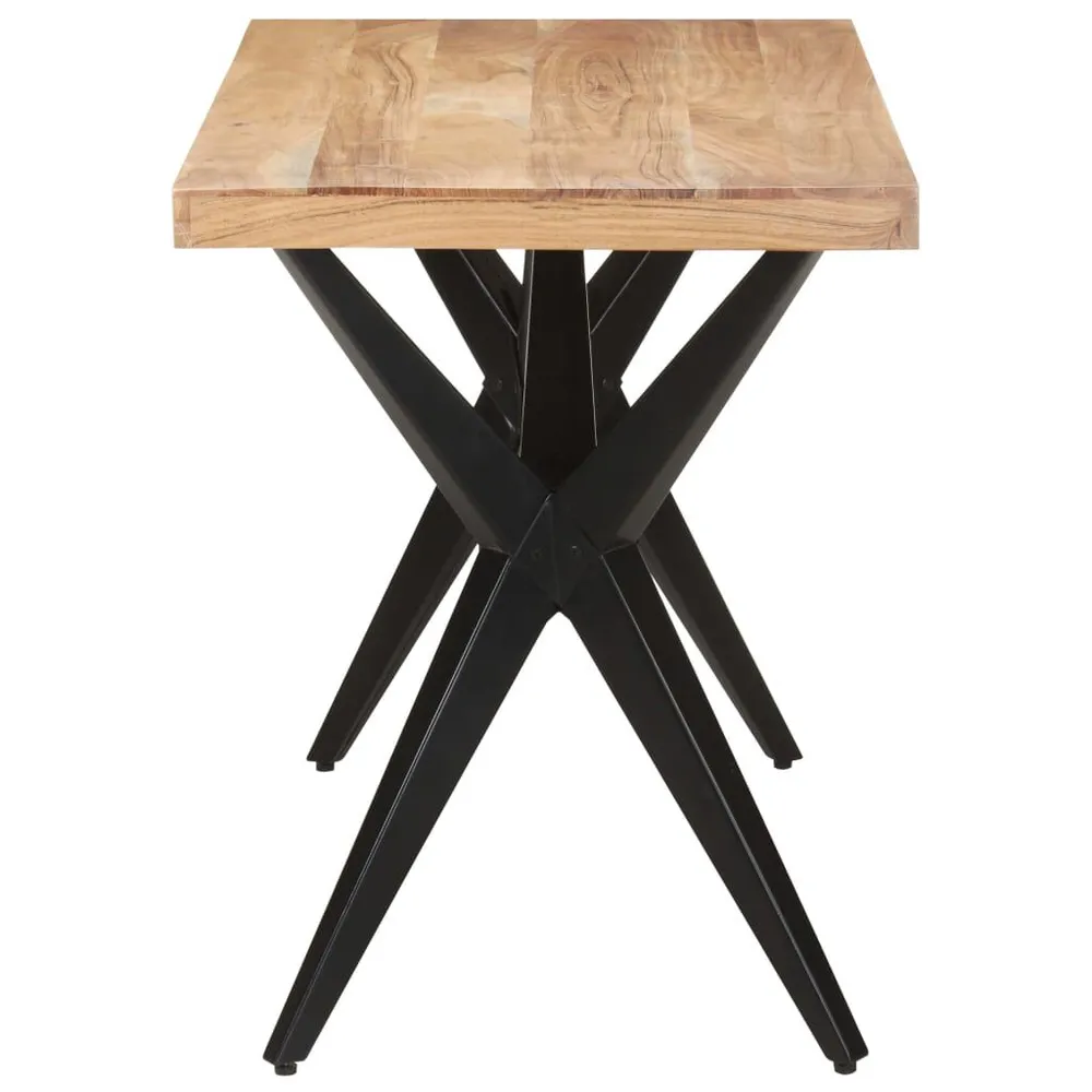 Premium de Luxo Mesa de jantar 200x90x76 cm madeira recuperada maciç