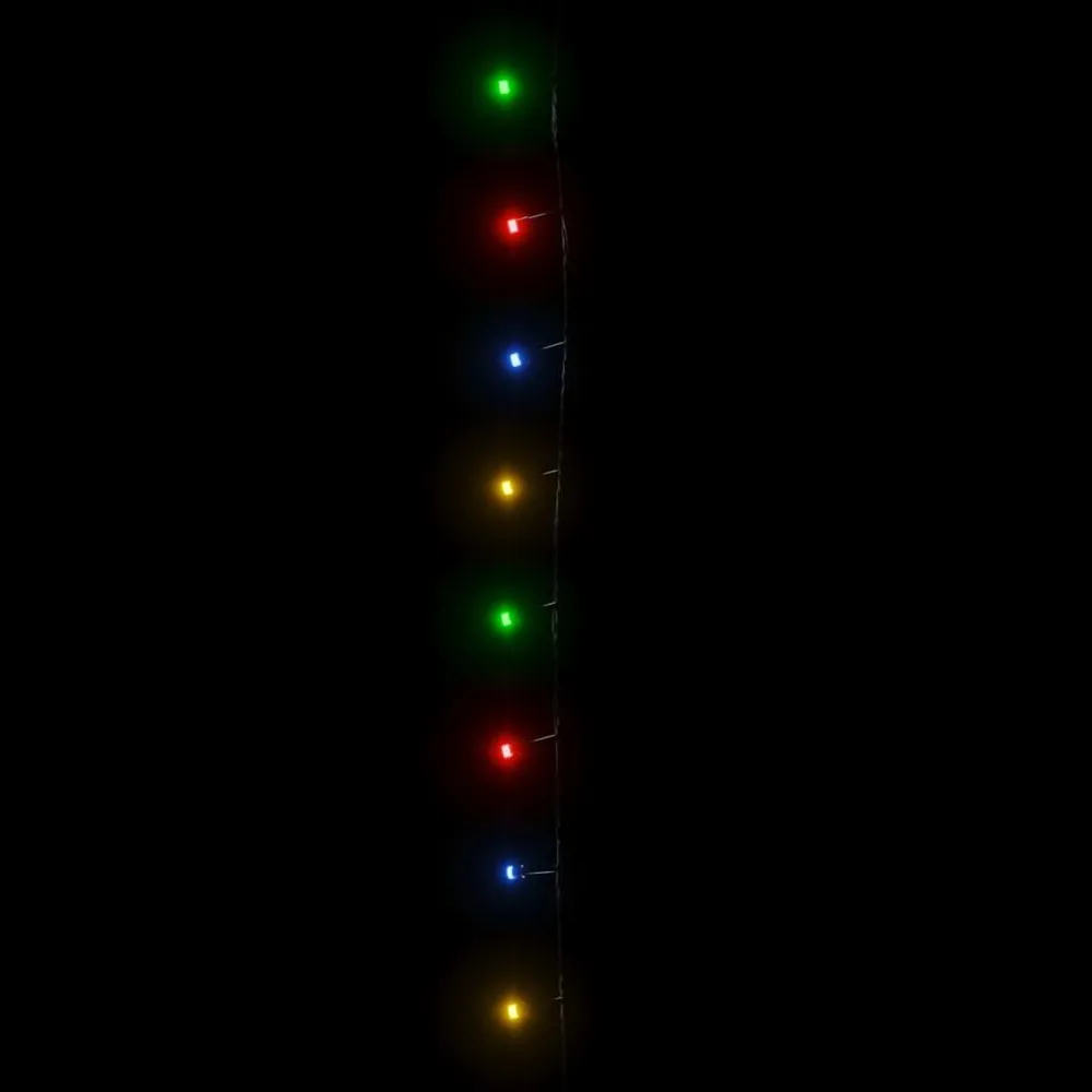 Cordão de luzes com 300 luzes LED 30 m PVC multicolorido vidaXL