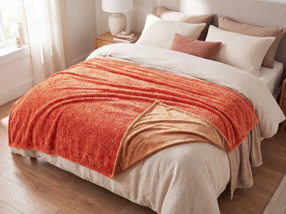 Blanket BJAS 200 x 220 cm Alaranjado