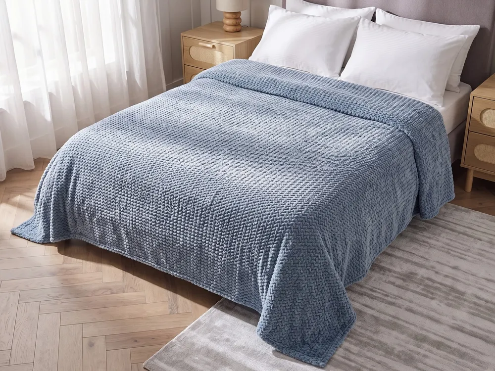 Blanket BJAS 200 x 220 cm Marinho