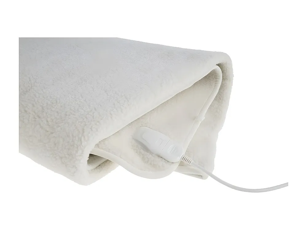 Aquecedor de Cama Elétrico Sun, Branco, 150x1x80 cm, BIMAR com Fecho