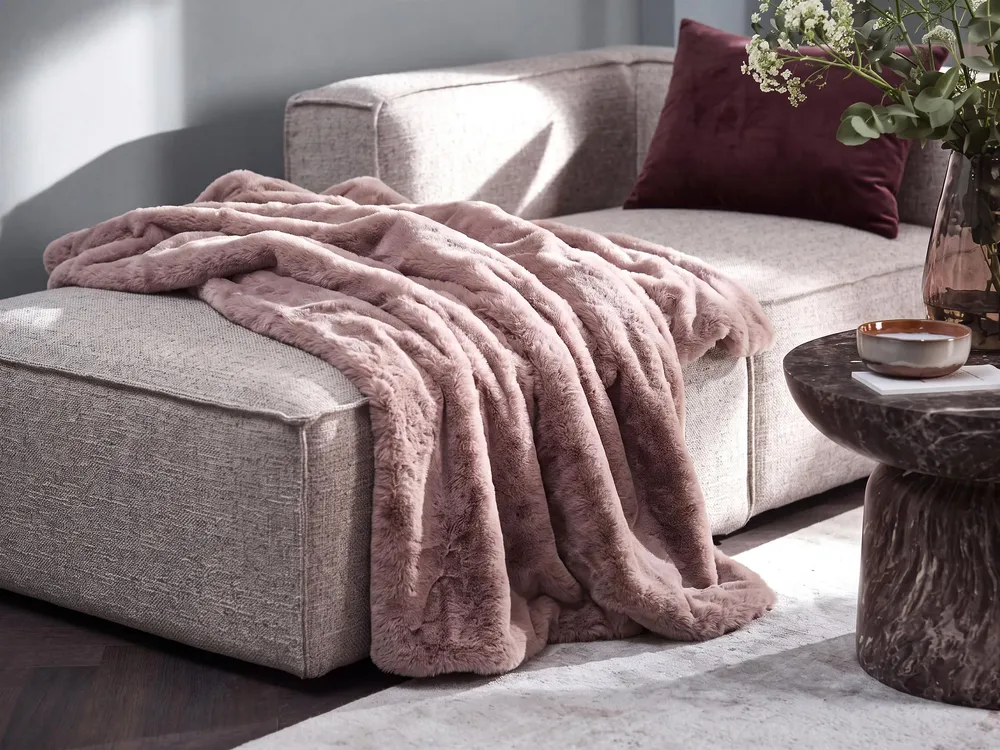 Cobertor Leve Manta CHAAB 200 x 220 cm Rosa